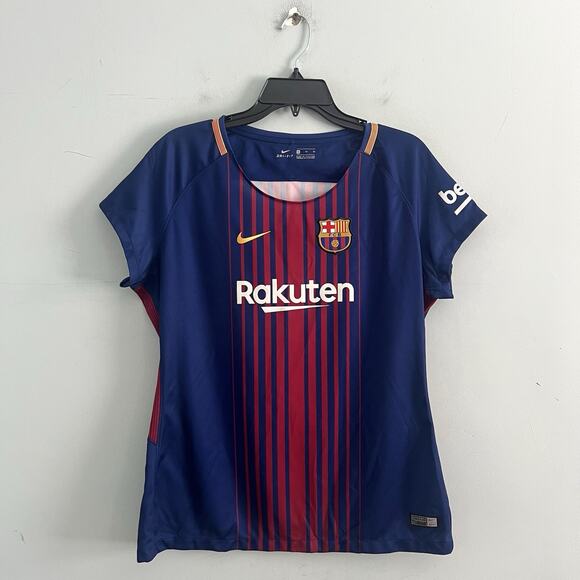 Nike Team FC Barcelona Home Soccer Blue Dri-Fit Football Jersey - Picture 1 of 4